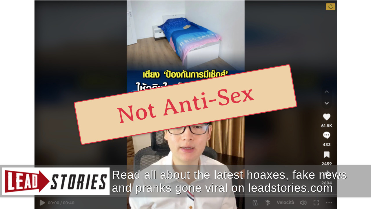 Fact Check The Paris 2024 Olympic Games Did NOT Provide Anti Sex Beds