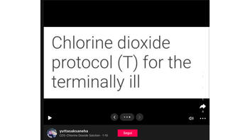 Fact Check: Chlorine Dioxide Solution (CDS) Is NOT A Cure For Serious Illnesses Or For Terminally Ill Patients